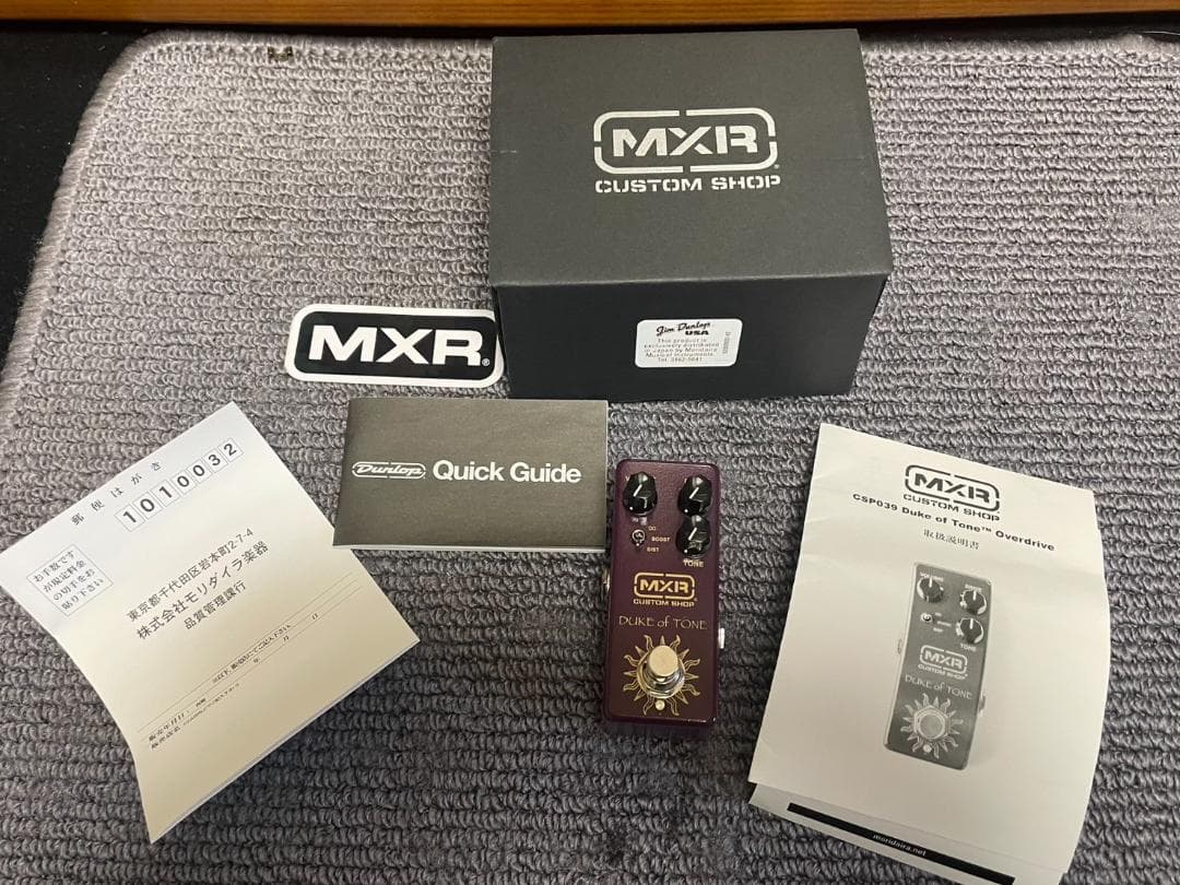 MXR DUKE OF TONE OVERDRIVE　美品