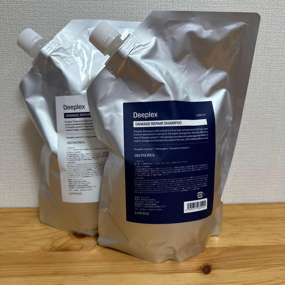 イロノワ ディープレックス シャンプー ＆トリートメント 詰め替え用セット
