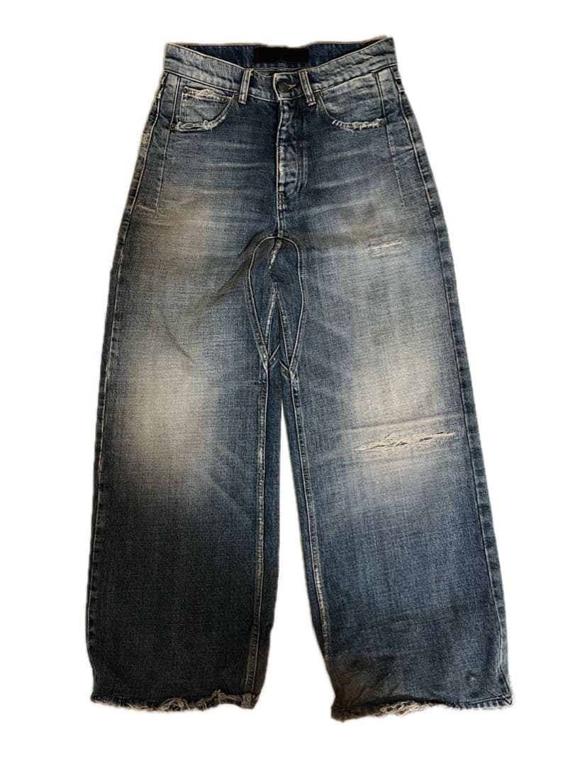 パンツ No faith studios basic used denim