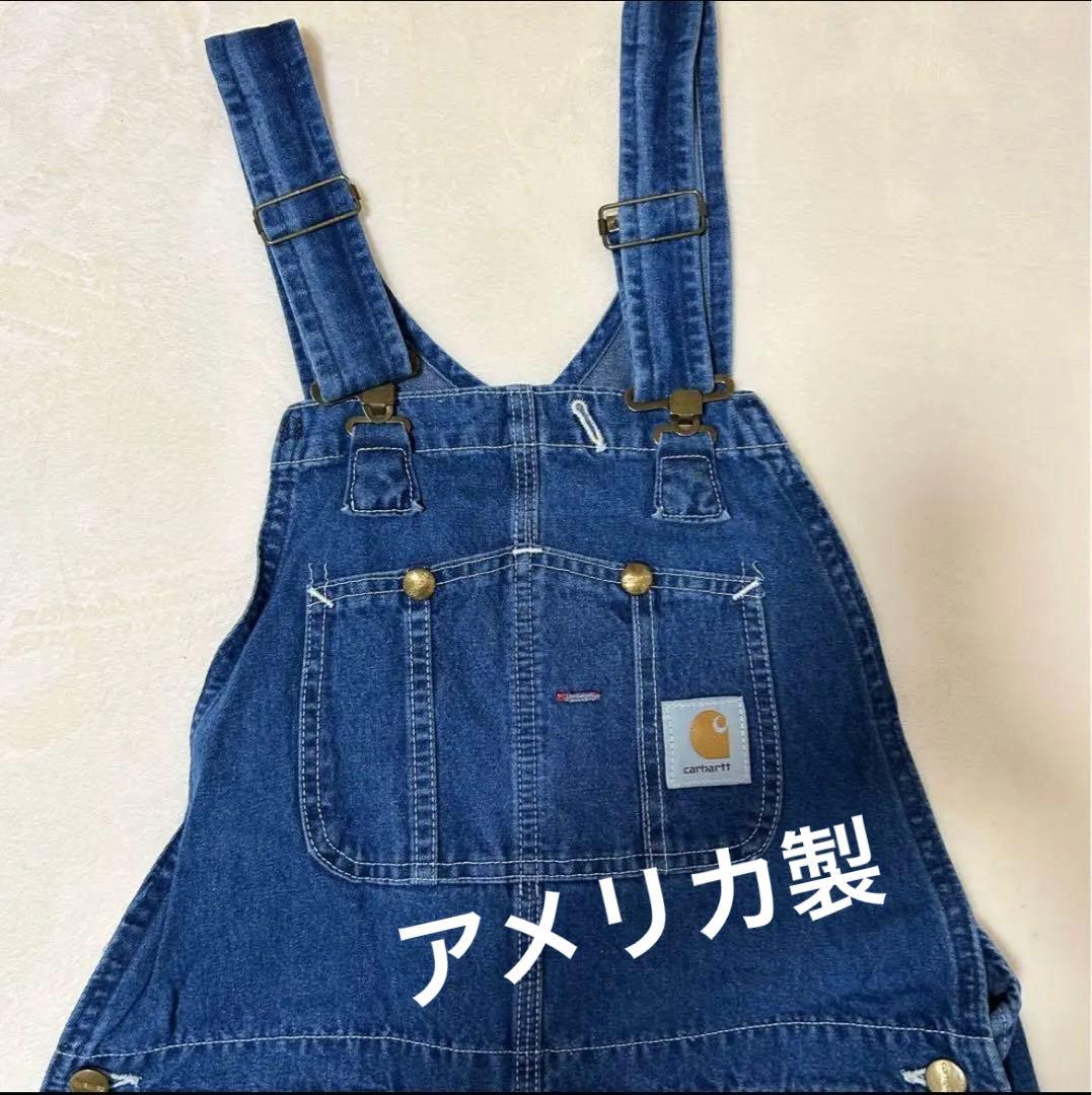 Carhartt デニムオーバーオール 32×34 メンズL アメリカ製