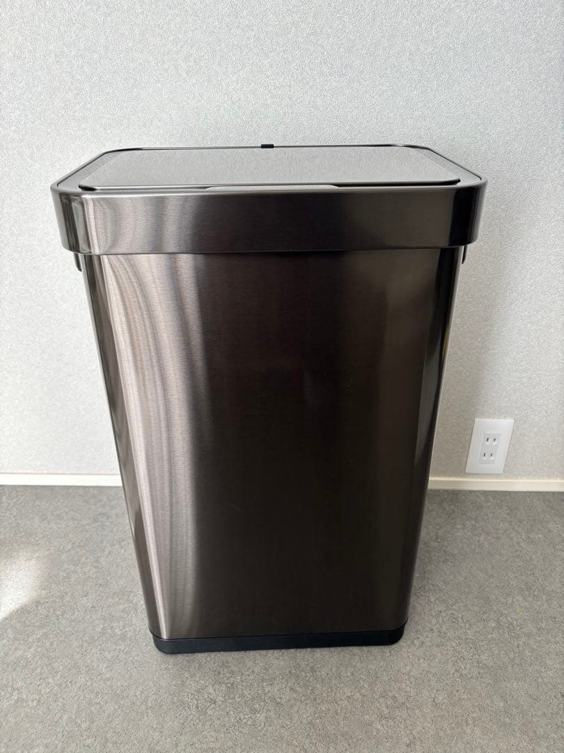 EKOセンサーゴミ箱　ブラックステンレス EK9378 BLACK 美品