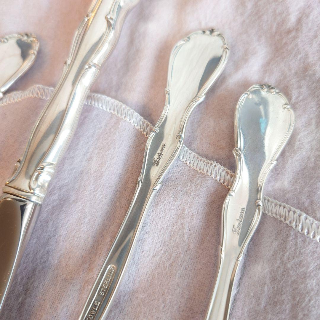 アメリカ　TOWLE 純銀　スターリングシルバー　カトラリー　ナイフ　フォーク