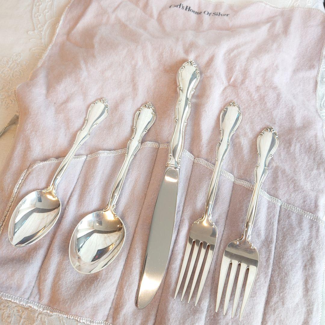 アメリカ　TOWLE 純銀　スターリングシルバー　カトラリー　ナイフ　フォーク