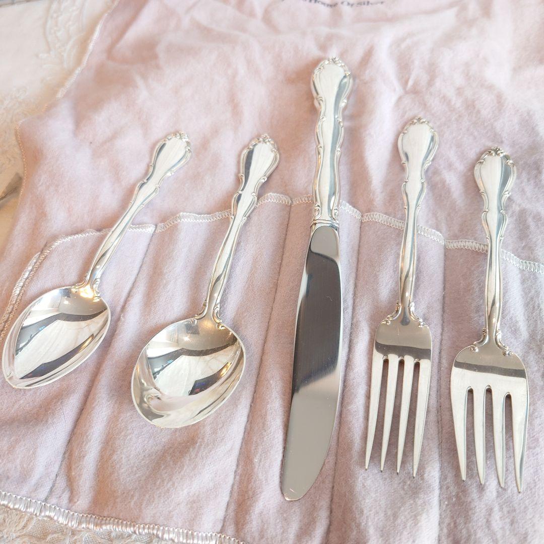 アメリカ　TOWLE 純銀　スターリングシルバー　カトラリー　ナイフ　フォーク