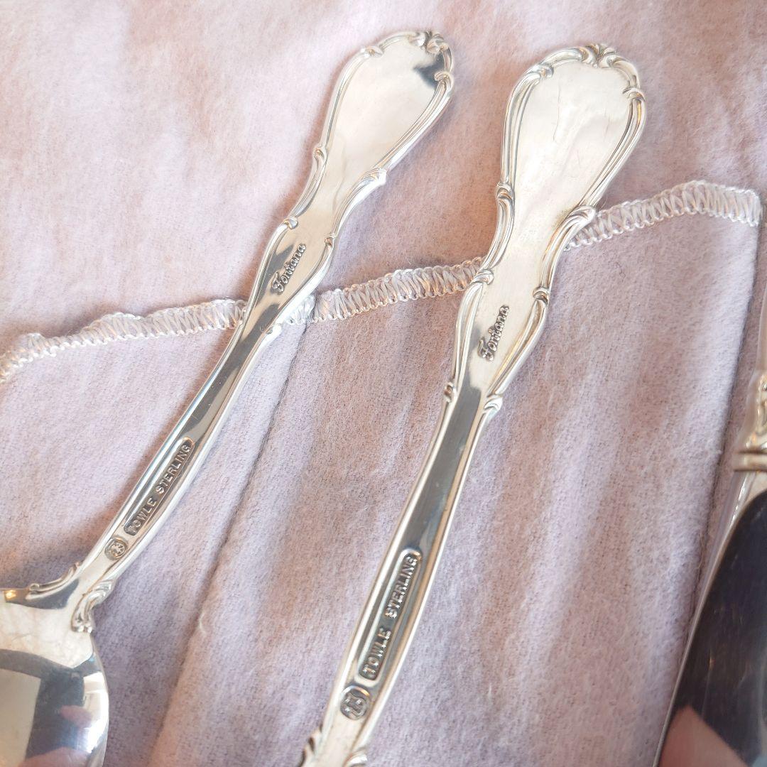 アメリカ　TOWLE 純銀　スターリングシルバー　カトラリー　ナイフ　フォーク