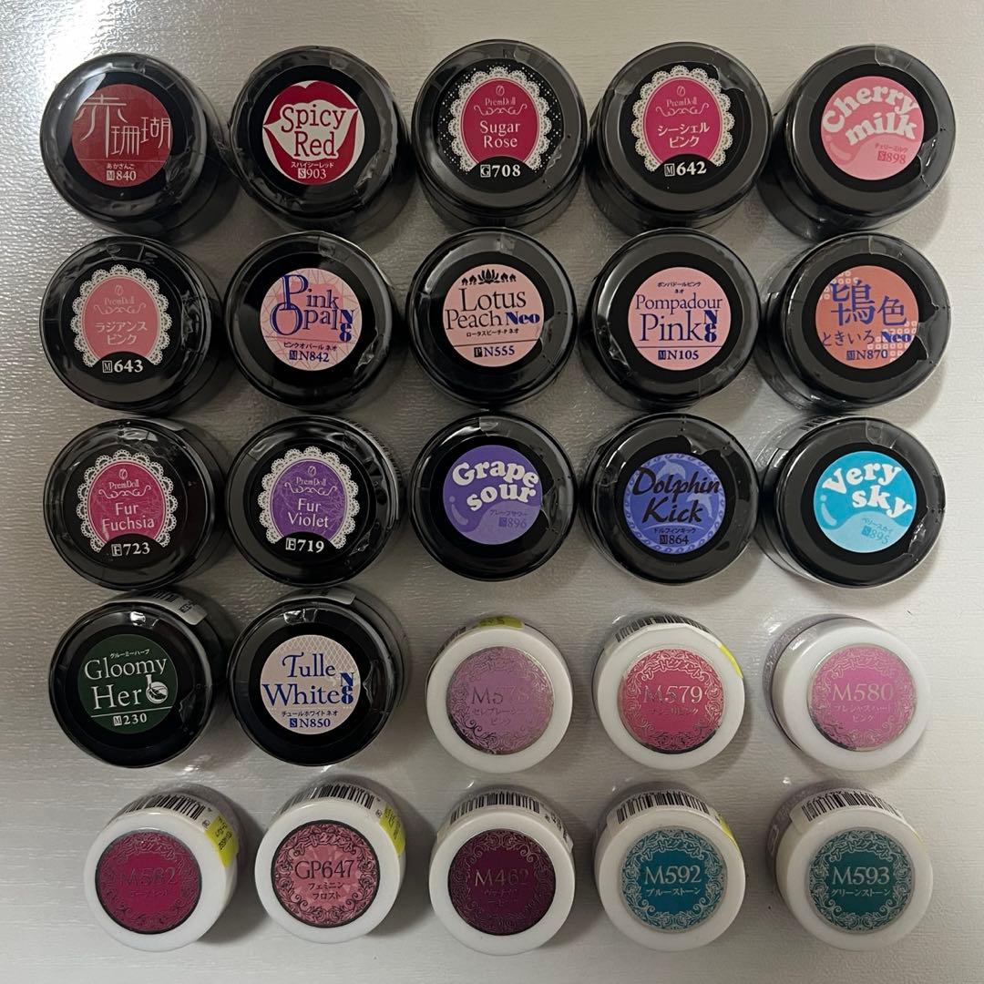 ❕色被り無し❕プリジェル　カラージェル　25色セット