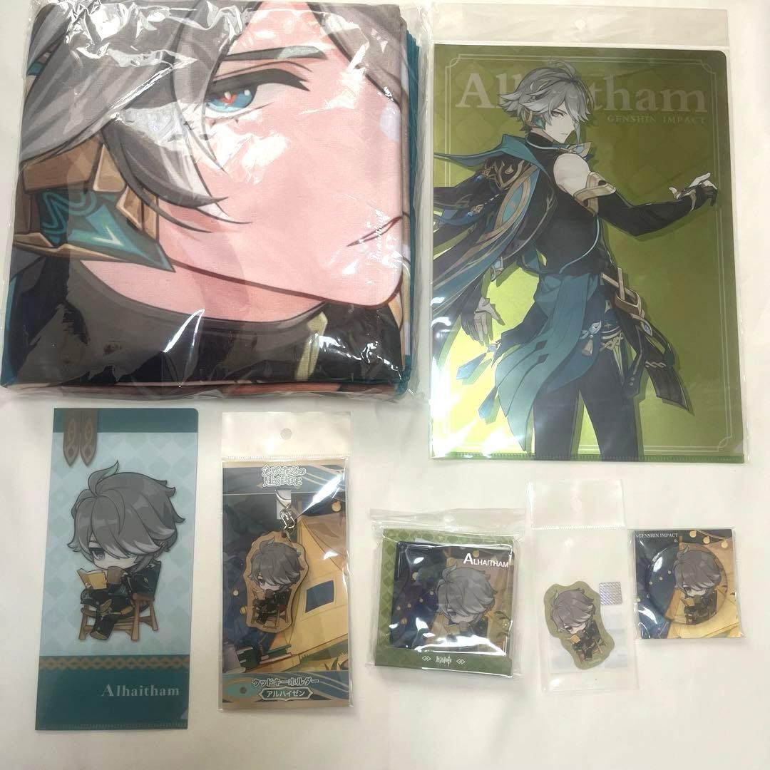 アルハイゼン 原神展 たびごころの赴くままにタオル・アクリルスタンドセット