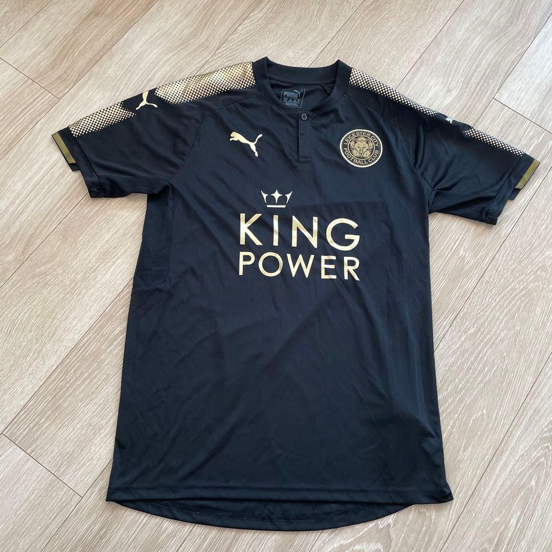 【英国市場向け】レスターFC PUMA サッカーユニフォーム 黒 M