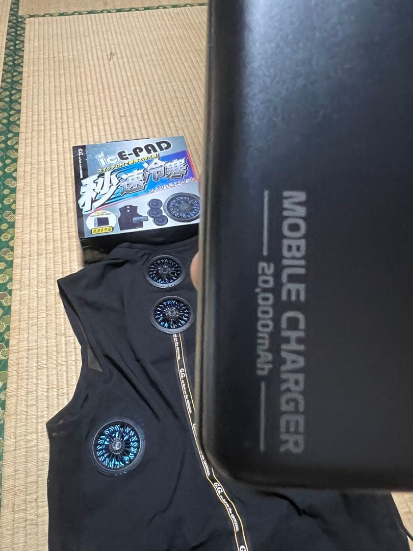 桑和 SOWA icE-PAD アイスパッドベストセット 13109 ブラック