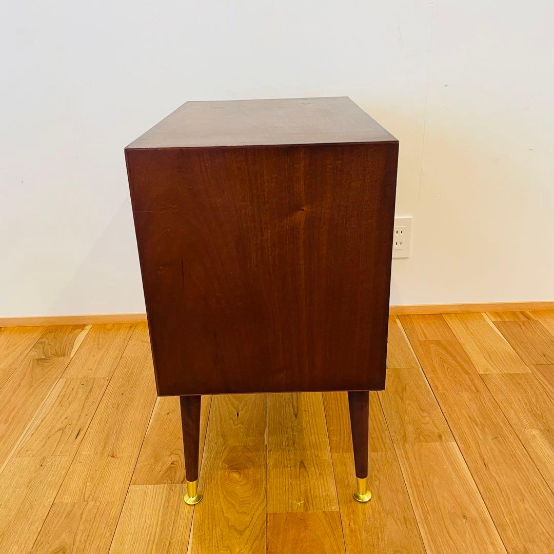 ヴィンテージ チェスト 3段 金属脚 レッグ アンティーク 良好