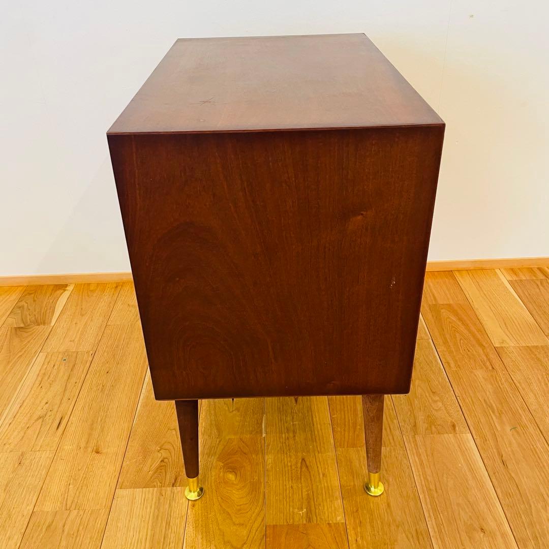 ヴィンテージ チェスト 3段 金属脚 レッグ アンティーク 良好