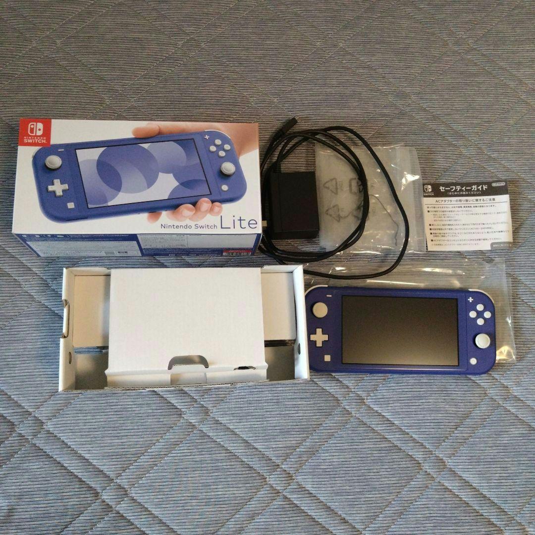 Nintendo Switch Lite ブルー 本体 中古