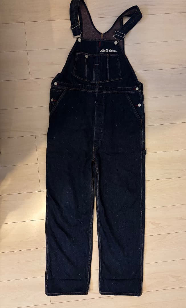 アンチクラス　オーバーオール　サイズM インディゴ