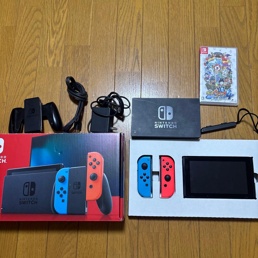 任天堂Switch ジャンク ストラップ1つ欠品 それ以外完備