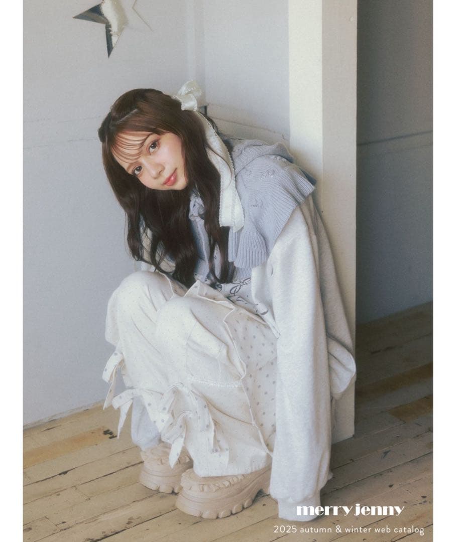 パンツ merry jenny lulu dot ribbon pants