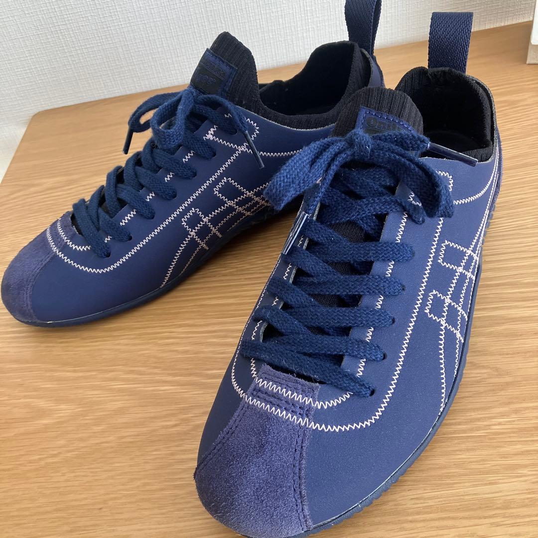 オニツカタイガーSCLAW ネイビー カジュアルシューズ24センチ