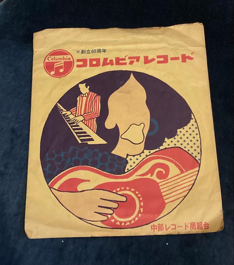 コロムビアレコード　1970年代　紙袋　60周年記念　昭和レトロ　アンティーク