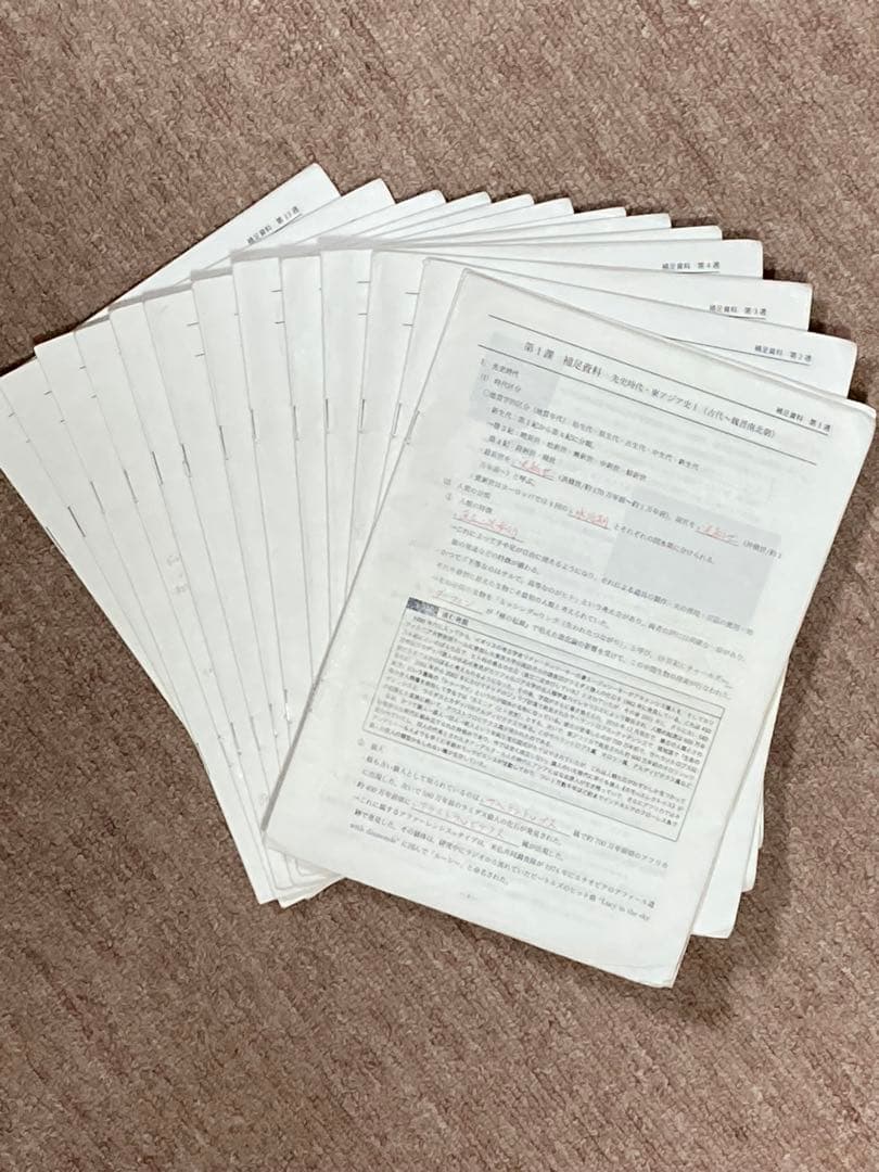 鉄緑会　世界史　テキスト　全24回+付録