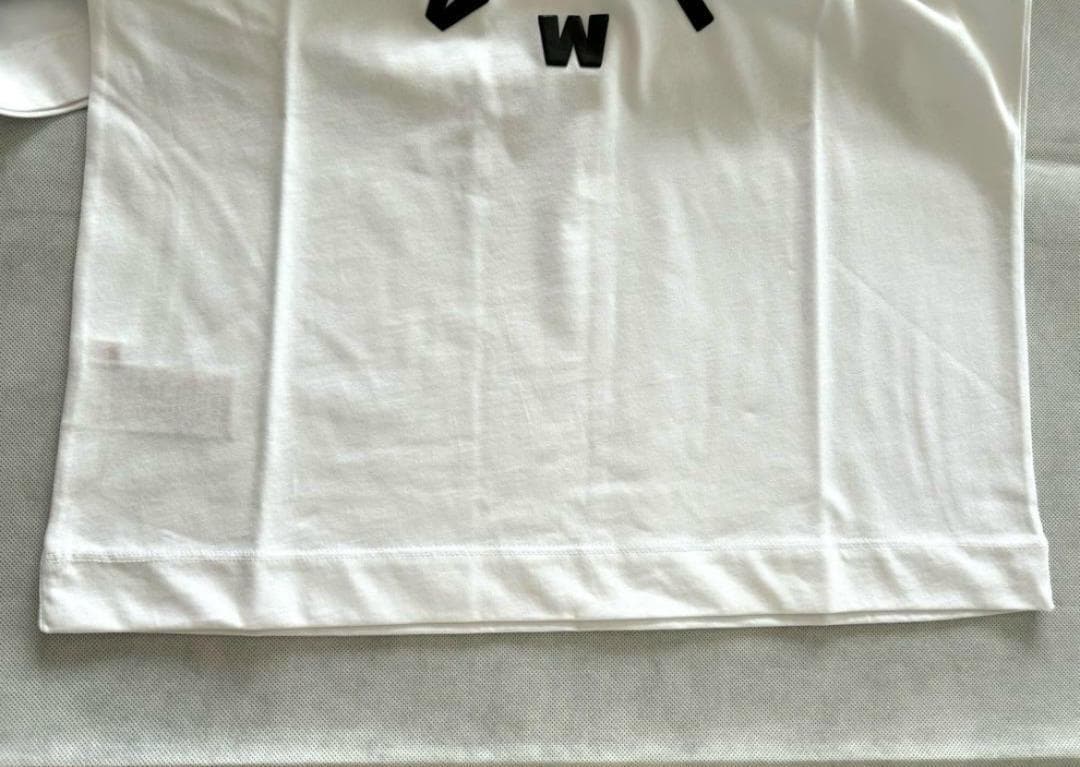 【残1】大人もOK MARNI シャツ 半袖 ロゴ ホワイト 12Y 150cm