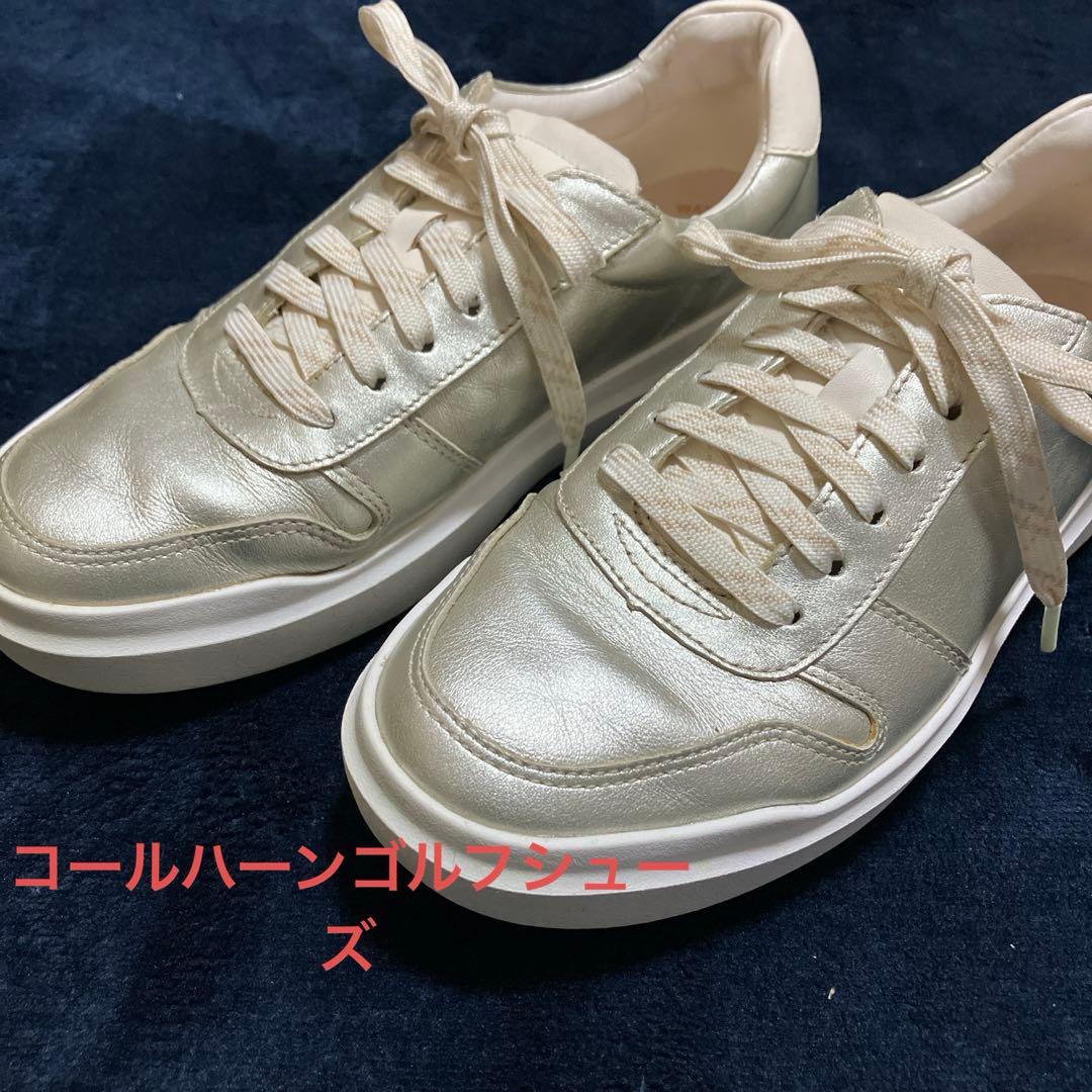 美品！ゴルフシューズ　コールハーン　レディース　24センチ　ウォータープルーフ