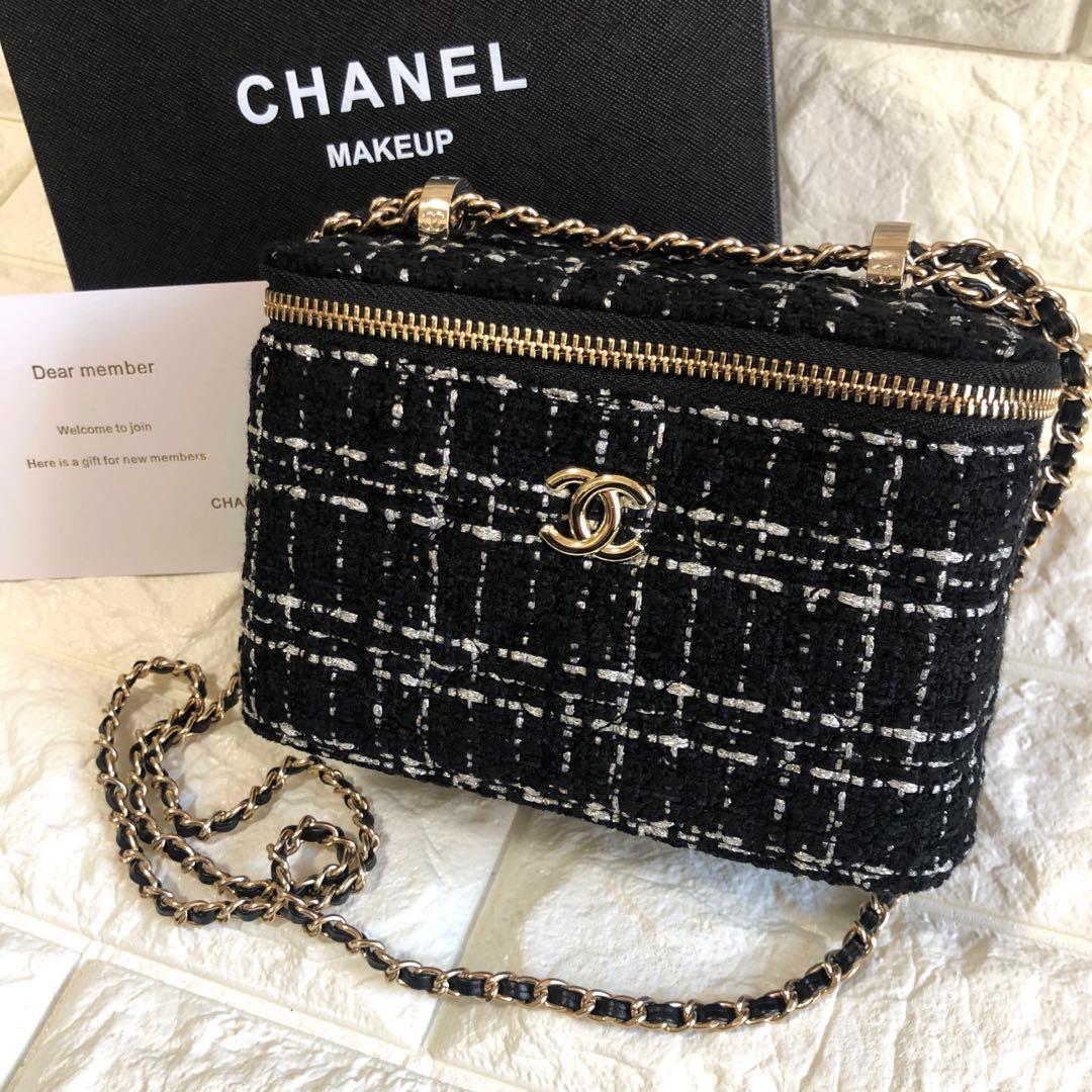 シャネル Chanel VIP ギフト ツイード ショルダーバッグ