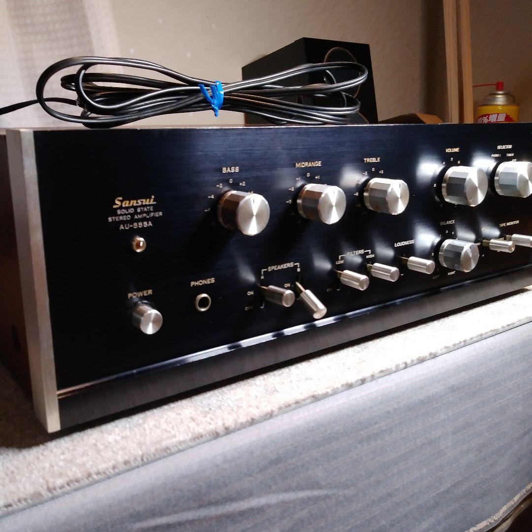 （動作品）サンスイ　AU-555A　プリメインアンプ