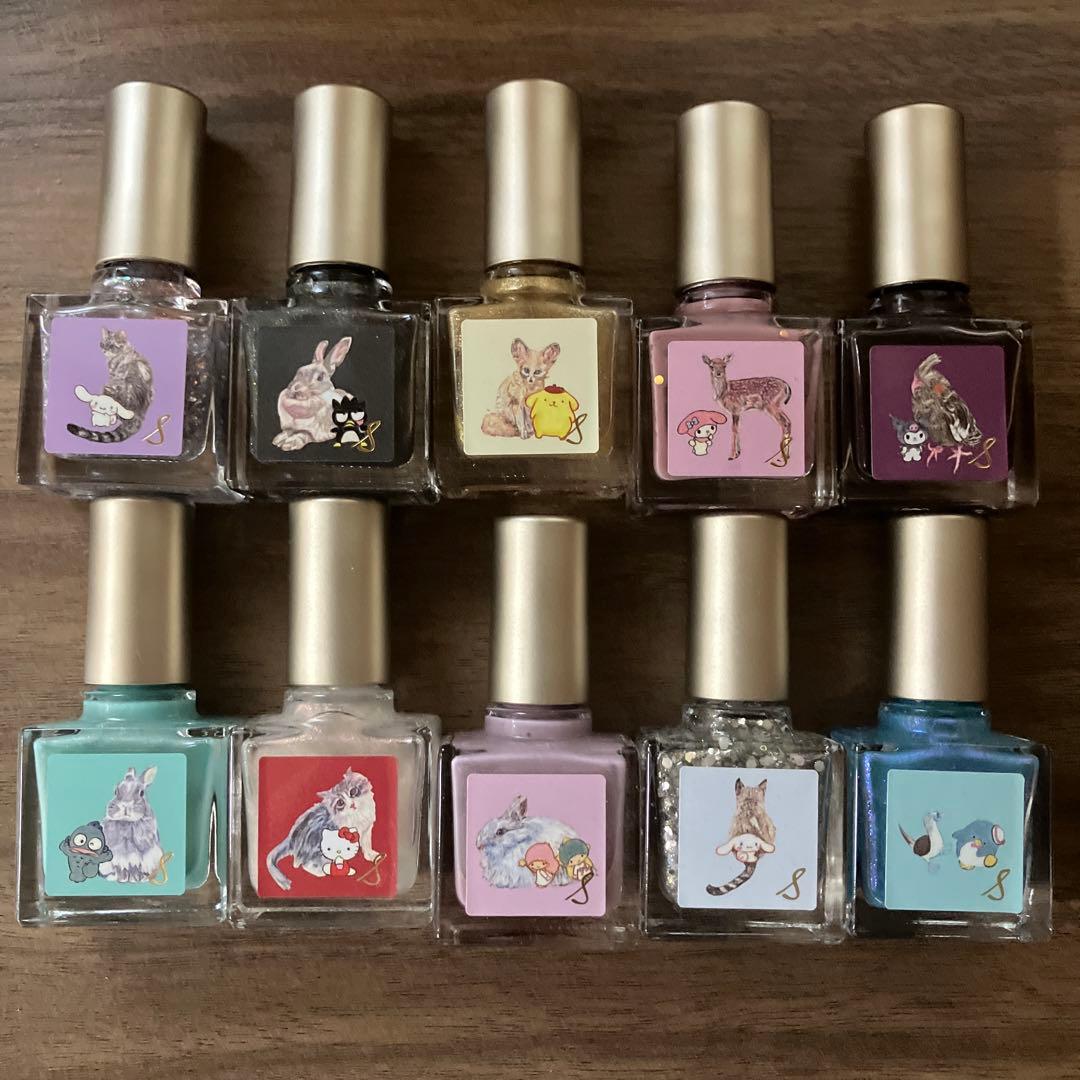ネイルエス×サンリオコラボ ネイルポリッシュ10点セット