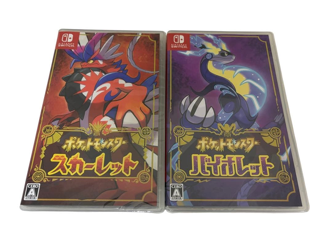 【未開封】ポケモン スカーレット・バイオレット Switch ソフト 2本セット