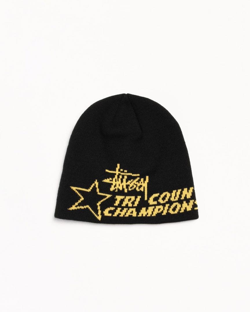 帽子 Stussy SKULLCAP TRI COUNTY