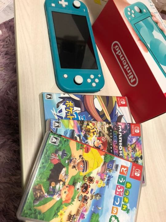 任天堂switchライト、どうぶつの森、ポケモンソードセット、マリカーセット