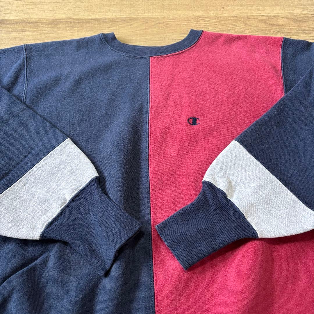【珍ピオン】 チャンピオン 90s USA製 リバースウィーブ XL クレイジー