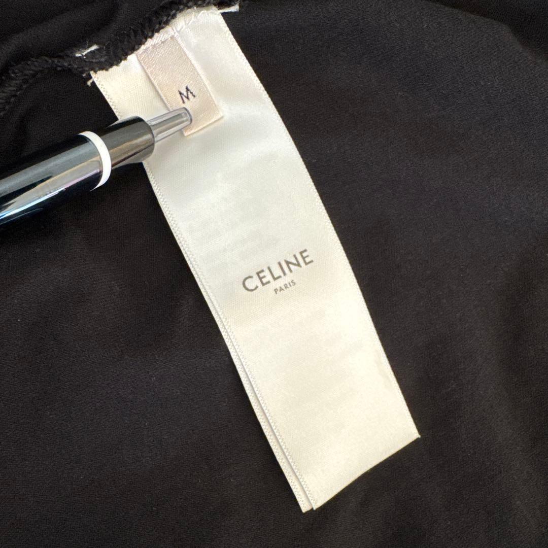 一度のみ着用　M CELINE ロゴ　Tシャツ