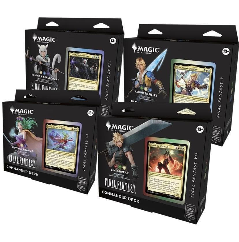 マジック：ザ・ギャザリングFINAL FANTASY統率者デッキ4種セット英語版