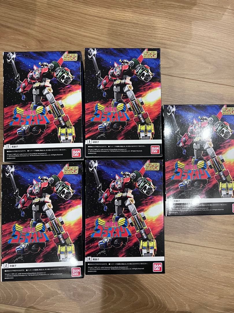 まとめ売り！スーパーミニプラ　百獣王ゴライオン5種セット