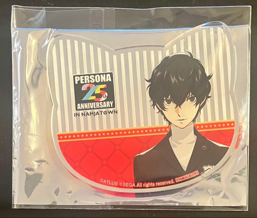 ペルソナ5 ナンジャタウン　コースター　等身　主人公　雨宮蓮　ジョーカー