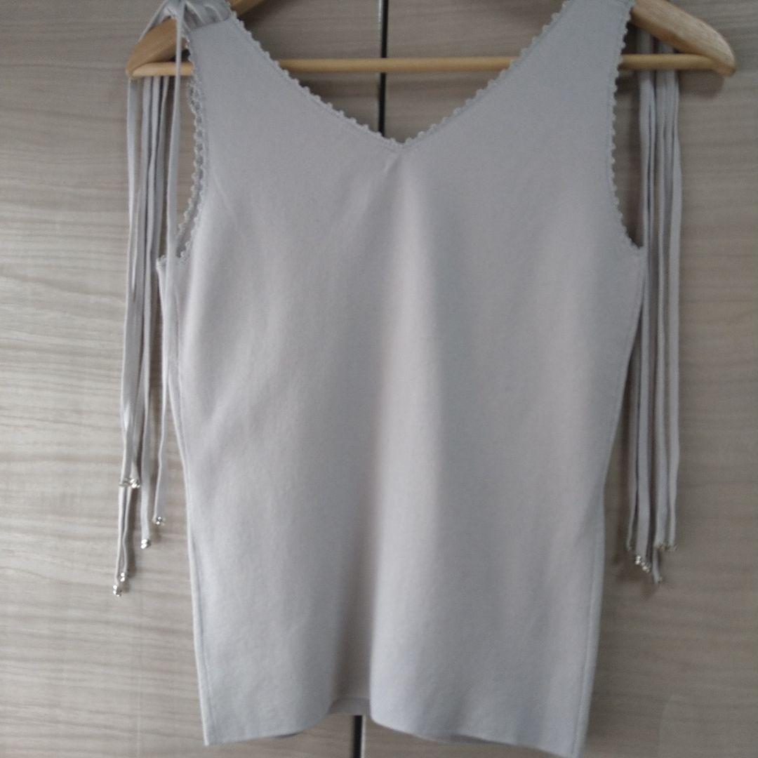 美品✨エポカ EPOCA　フォックスファー ビジュー　キャミソール