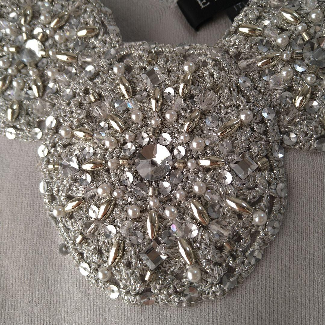 美品✨エポカ EPOCA　フォックスファー ビジュー　キャミソール