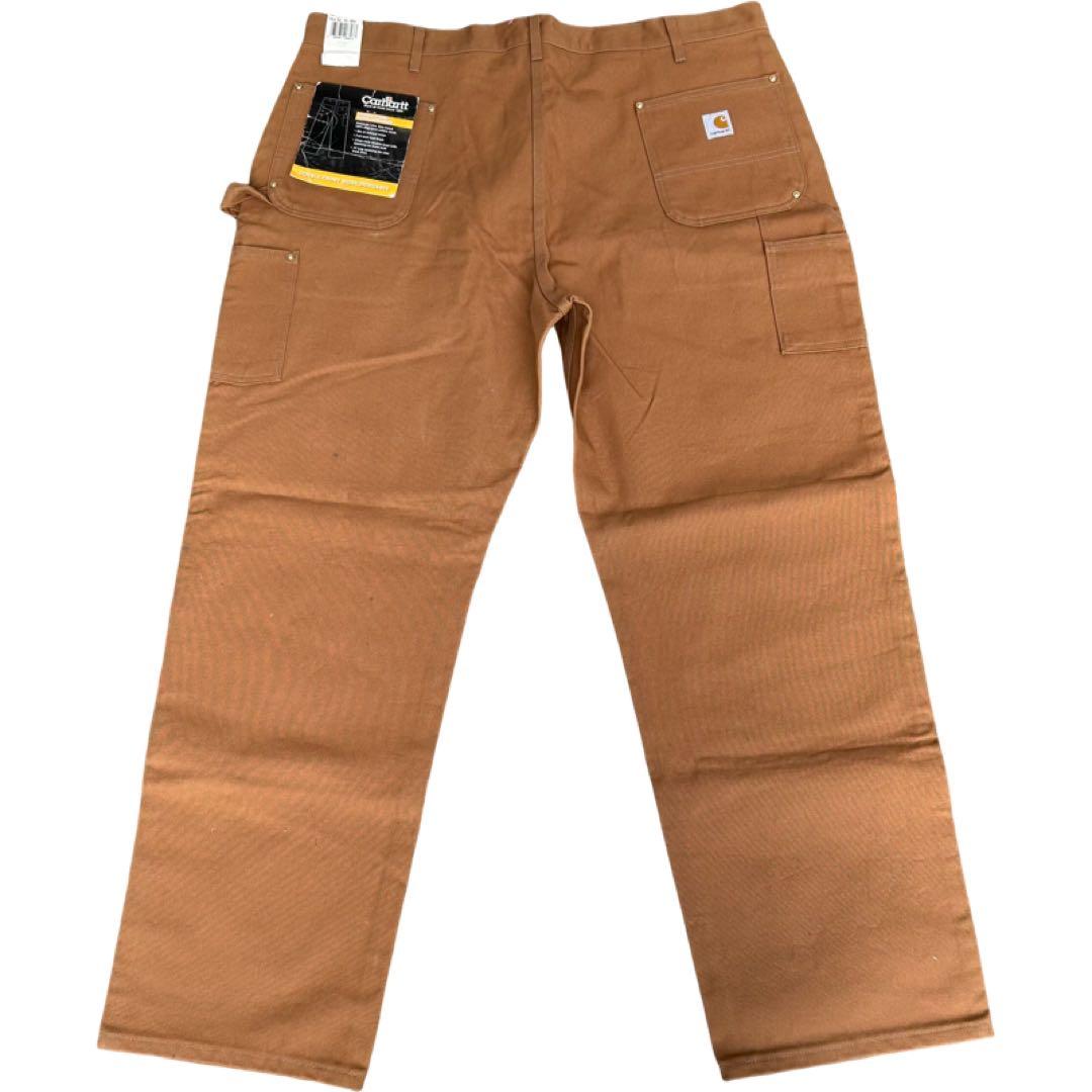 デッド タグ付き新品未使用 カーハート ダック ダブルニーパンツ 44×32 茶