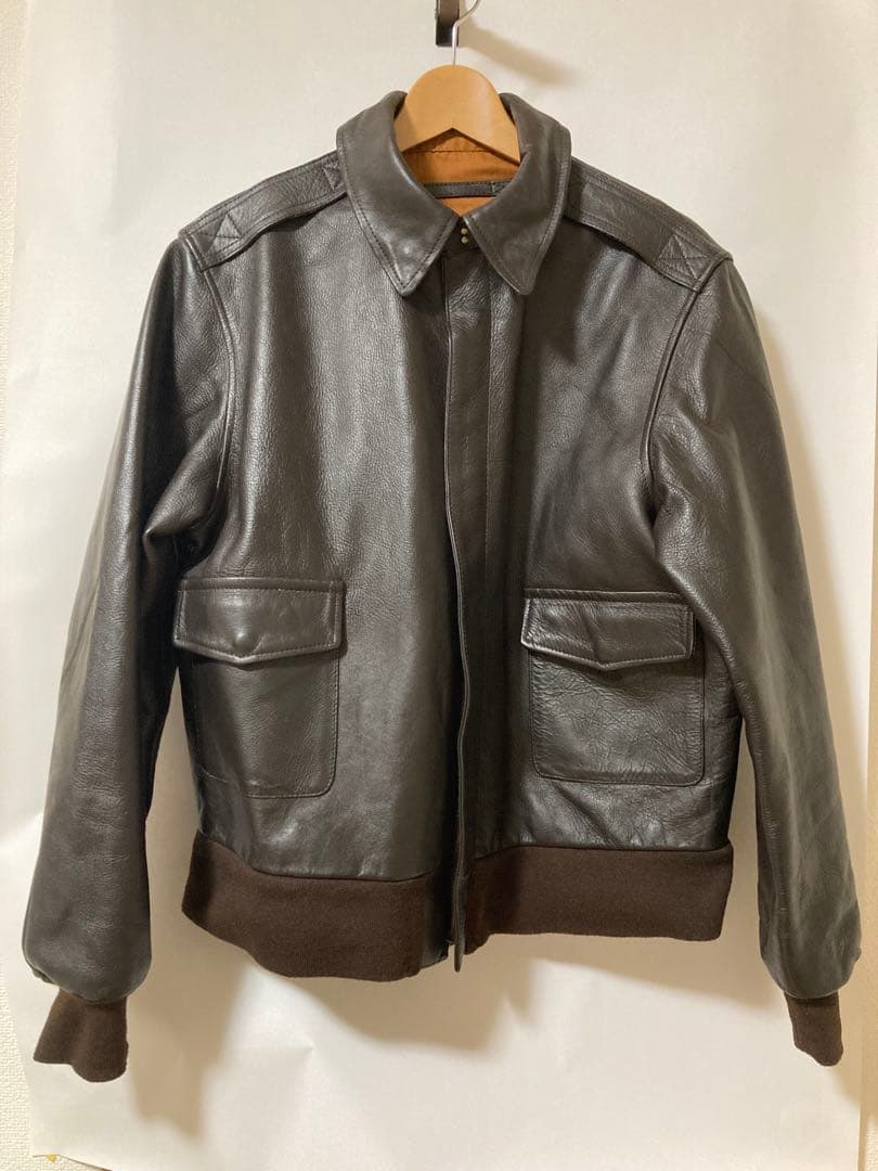 米軍タイプ A2 ミリタリージャケットフライトジャケット馬革YMCLKY MFG