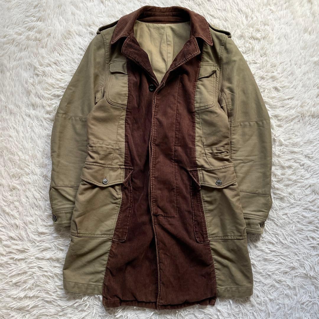 名作 MIHARAYASUHIRO 再構築 ミリタリーコート ミリタリーグリーン