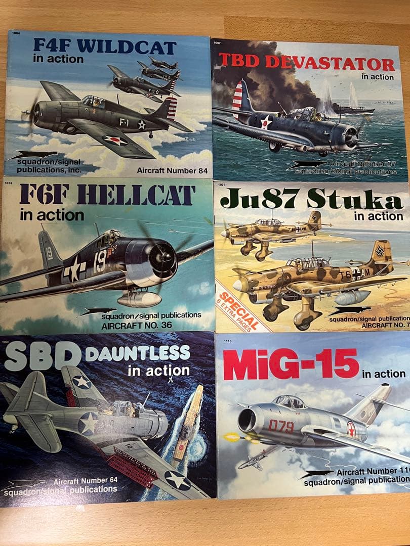 軍用機写真集　6冊セット