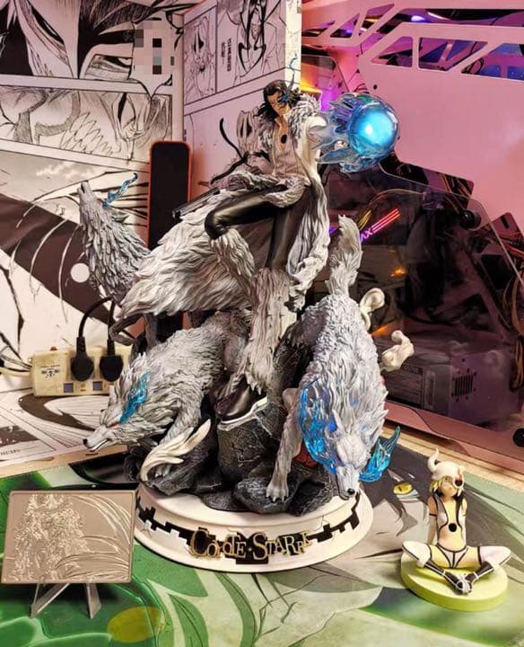 BLEACH 黒衣少年図 コヨーテ 1/8ガレージキット ガレキ スタチュー①