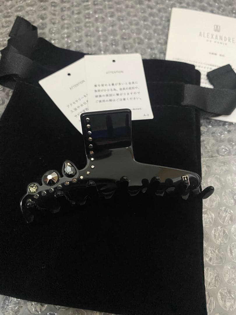 新品ALEXANDRE DE PARIS アレクサンドルドゥパリ　ヘアクリップ