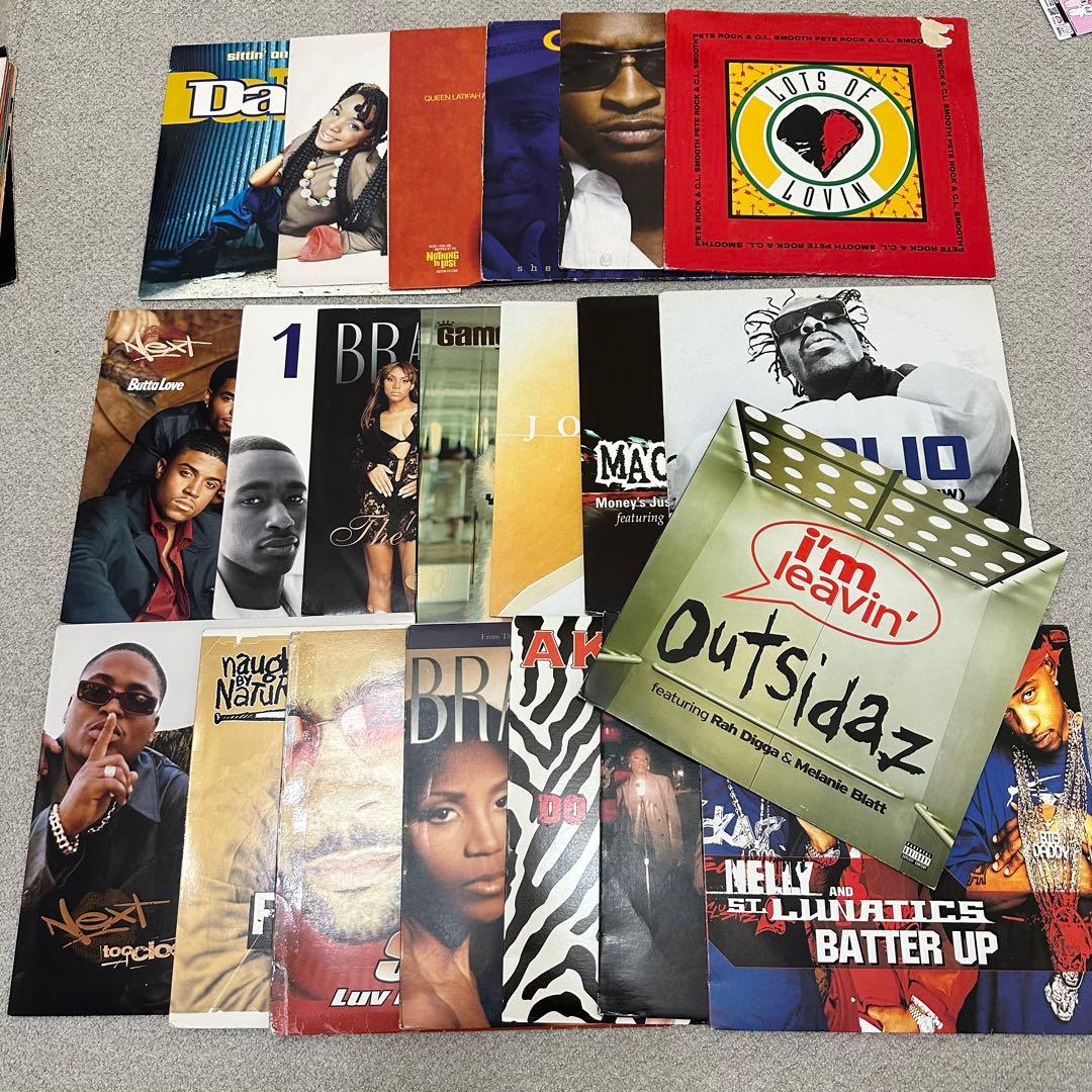ヒップホップ　R&B レコード　まとめ売り　79枚？　RB