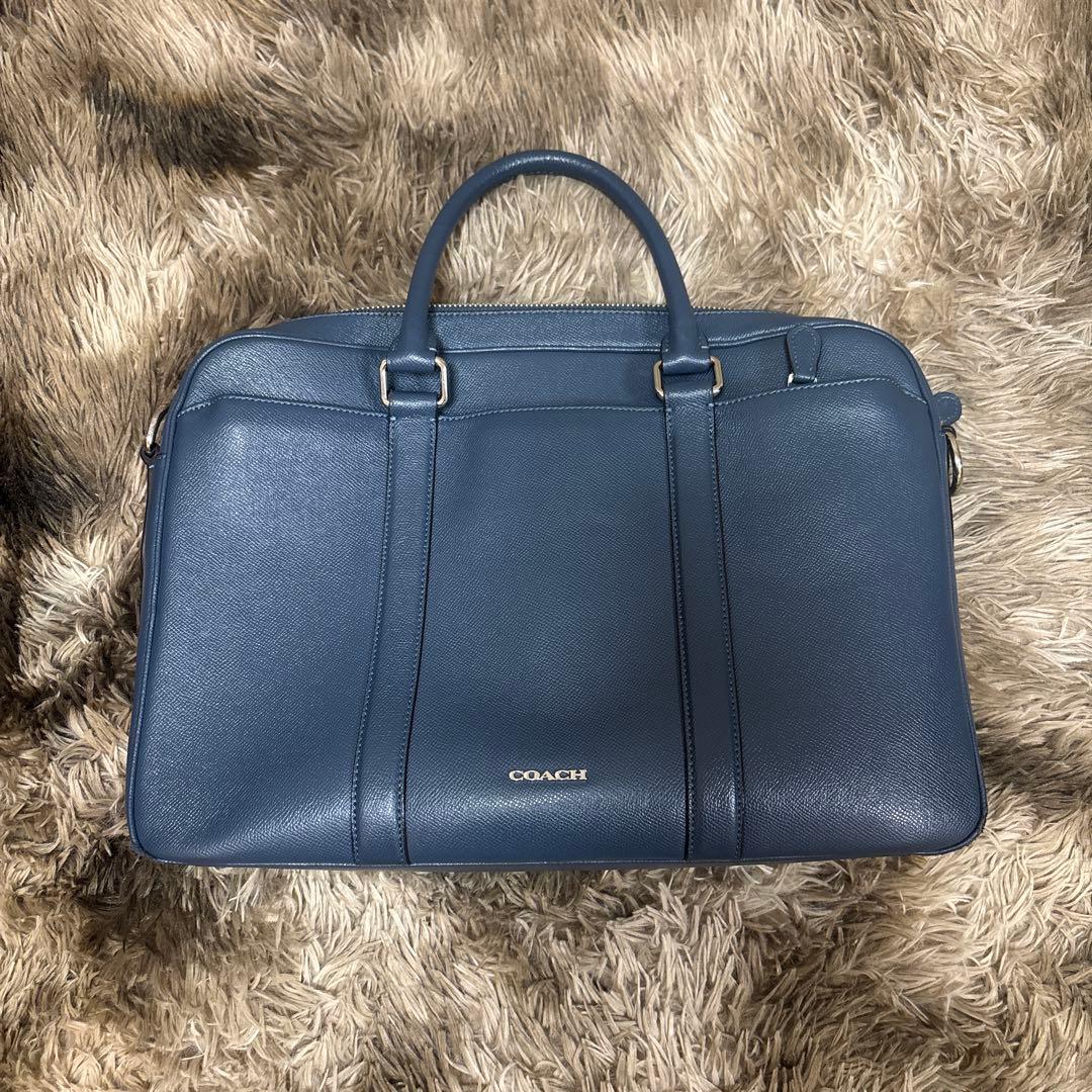 K*A様 【COACH】 コーチ ビジネスバッグ ブルー系