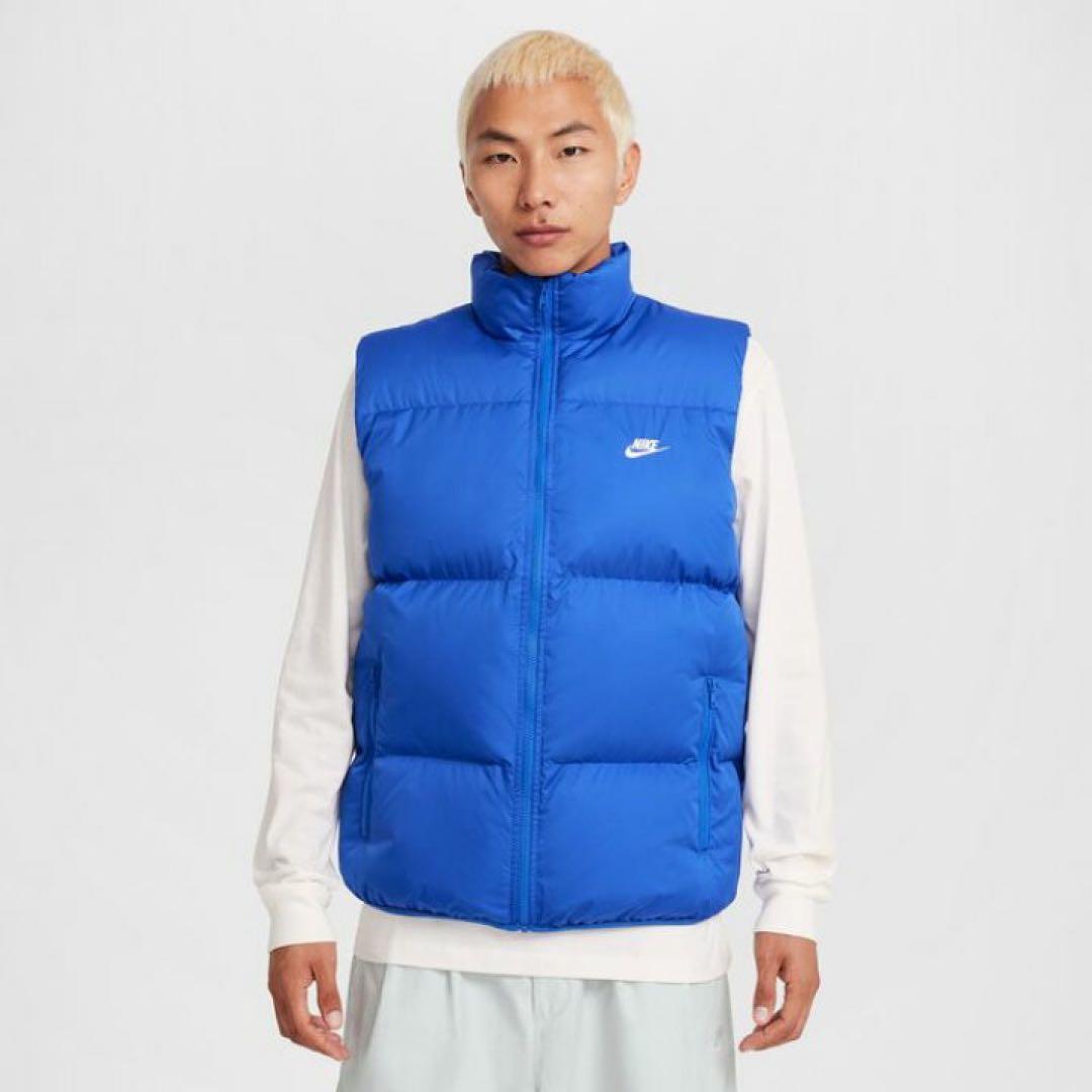 L 新品 ナイキ パファー ベスト 中綿 プリマロフト ダウンベスト メンズ
