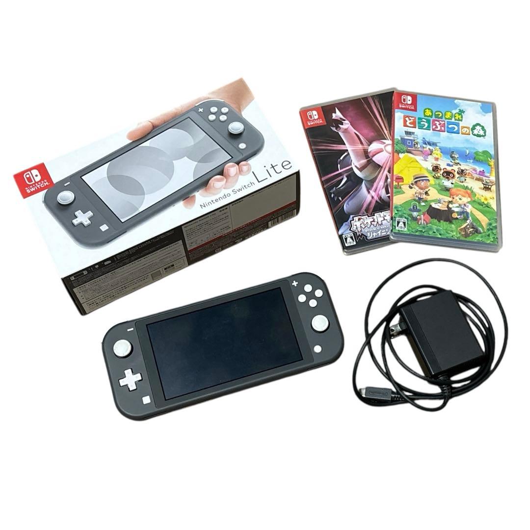 Nintendo Switch Lite 本体 ＋ どうぶつの森、ポケモン
