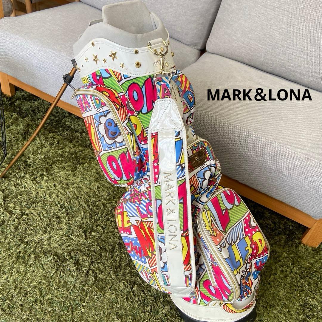 マーク＆ロナ/mark＆Lona⭐️スタンドキャディバッグ　アメコミ柄　おしゃれ
