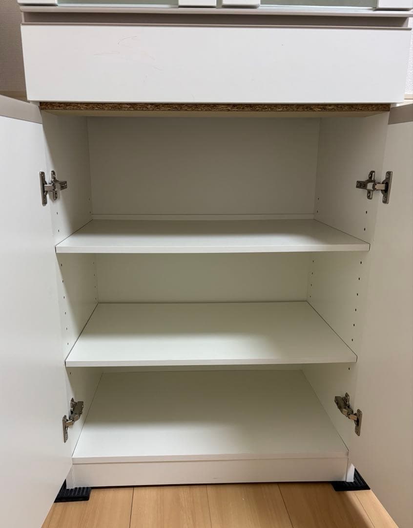 美品 ニトリ ホワイト食器棚