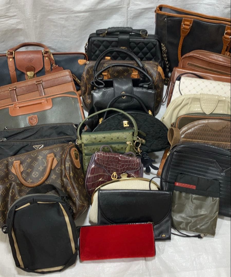 遺品整理 バッグ 大量 まとめ ヴィンテージ メンズ レディース ジャンク